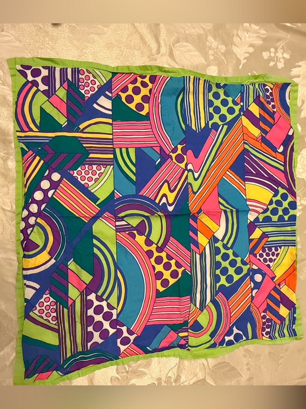 LUSH “70s Ties” Knot Wrap Scarf – Limited Edition Organic Cotton